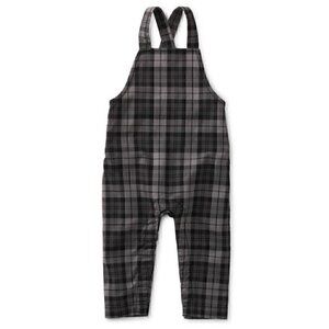 NWT Tea Collection Plaid Baby Overalls 9-12 Months